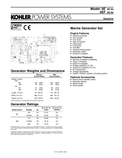 Model - Kohler Power