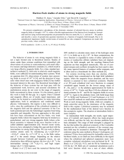 Hartree-Fock studies of atoms in strong magnetic