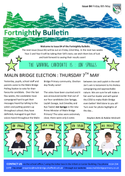 FB84 - Malin Bridge Primary School