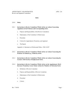 APM 210 - University of California | Office of The President