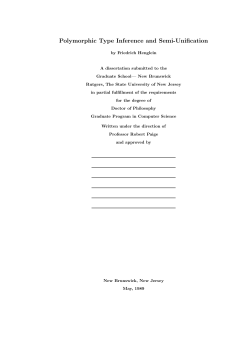 Polymorphic Type Inference and Semi
