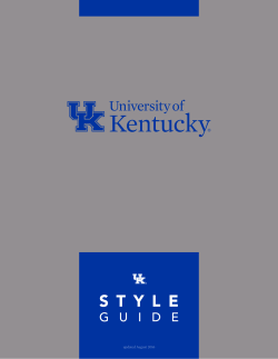 style - University of Kentucky