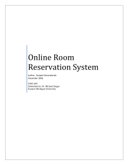 Online Room Reservation System