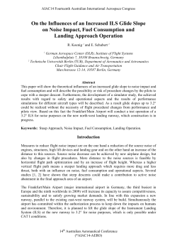 On the Influences of an Increased ILS Glide Slope on