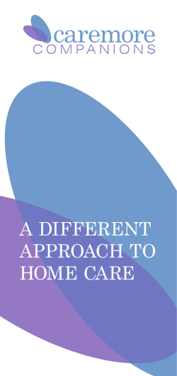 a different approach to home care