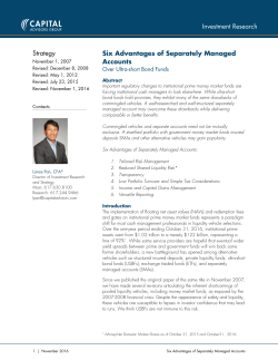 Six Advantages of Separately Managed Accounts