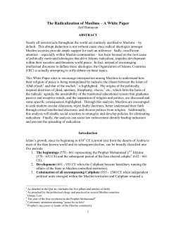 Read more - The Muslim Sunrise