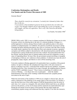 Confession, Redemption, and Death: Liu