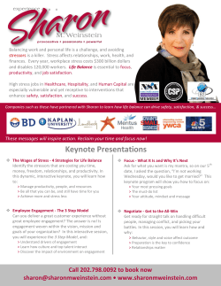 Keynote Presentations