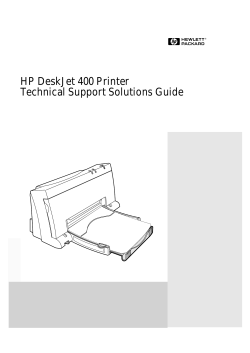 HP DeskJet 400 Printer Technical Support Solutions