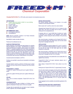 FT-6130-LT PRIMER - freedom &ndash; chemical corporation