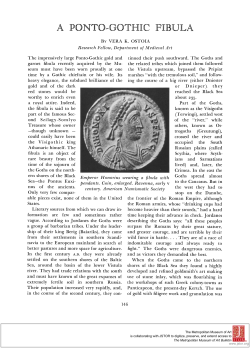 a ponto-gothic fibula