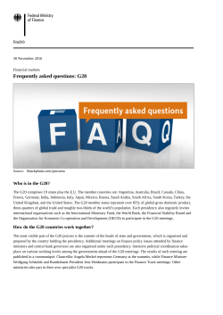 G20 - Bundesfinanzministerium