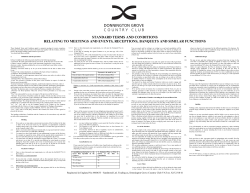 terms and conditions