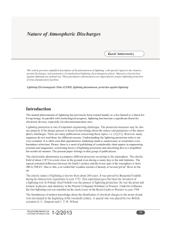 Nature of Atmospheric Discharges