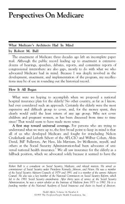 Perceptions on Medicare