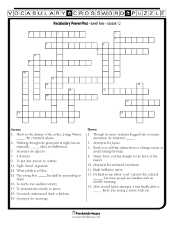 Lesson 12 - Prestwick House