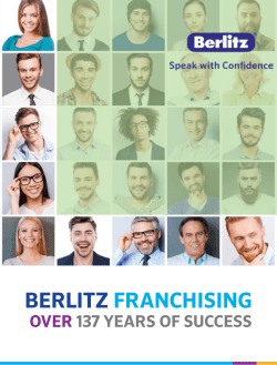 BERLITZ FRANCHISING