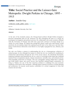 Social Practice and the Laissez-faire Metropolis