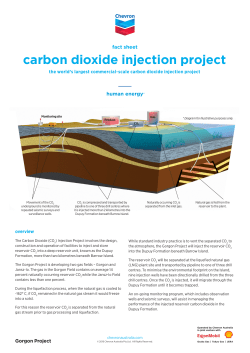 carbon dioxide injection project