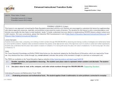 Place Value Lesson Idea 1