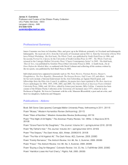 Professional Summary Publications - Abbrev