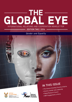 The Global Eye - Edition 2 - National Research Foundation