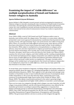 Examining the impact of “visible difference” on multiple