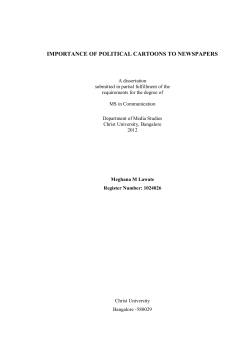 importance of political cartoons to newspapers