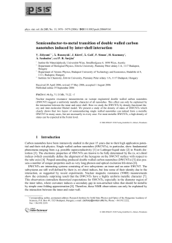 Semiconductor-to-metal transition of double