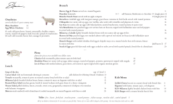 Kids Menu Brunch Pizza Lunch Omelettes