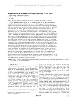 Amplification of turbulent exchange over wide Arctic leads