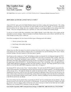 How Does Altitude Affect HVAC Units?