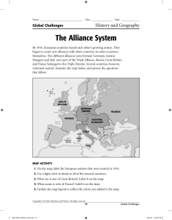 Alliance System Map - Kristins World History