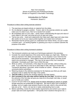 Introduction to Python