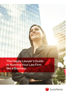 The Happy Lawyer`s Guide to Running Your Law Firm like a Business