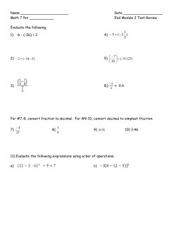 + 0.6 a) (12 &minus; 3 ∙ 6) 2 &divide; 9 + 7 b) &minus;3[4 &minus; (2 &minus; 5)]