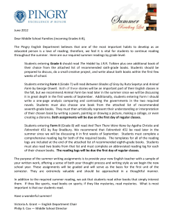 Form II - Pingry School