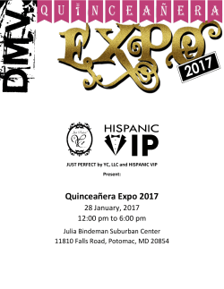 Quincea&ntilde;era Expo 2017