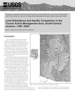 Land Subsidence and Aquifer Compaction in the Tucson Active