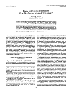 Facial Expressions of Emotion: What Lies Beyond Minimal
