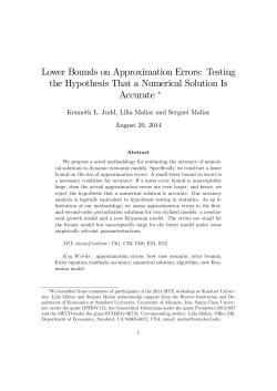Lower Bounds on Approximation Errors: Testing the