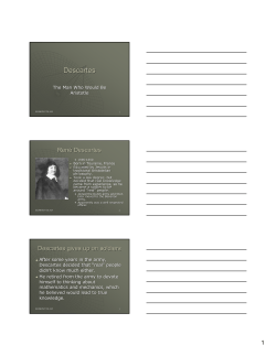 Descartes - York University