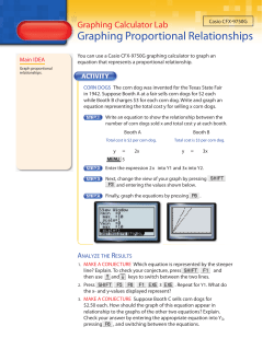 Graphing Proportional Relationships