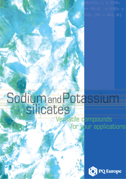 Sodium and Potassium Silicates Brochure