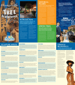 Art Walk of Tree Sculptures Brochure