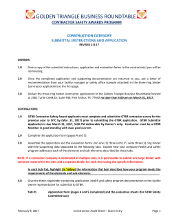 2016 CSA Construction Application