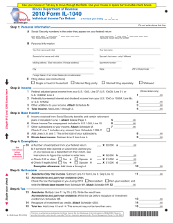 2010 Form IL-1040 - Illinois Department of Revenue