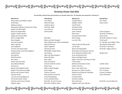 Christmas Flower Club 2016 - Our Lady of Guadalupe | Brooklyn, NY