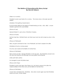 Gettysburg shot list - You Can Live History